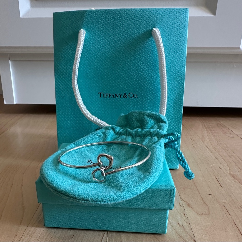 Tiffany & Co. Silver Elsa Peretti Heart Bracelet